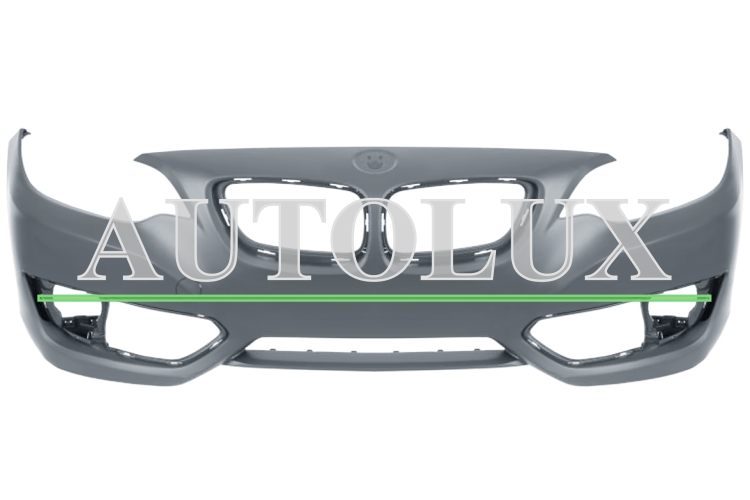 Parachoques bmw serie 2 f22-f23 2014-2017 coupe / cabrio / delantero / modelo basis / imprimado.  Referencia OE:51117390314