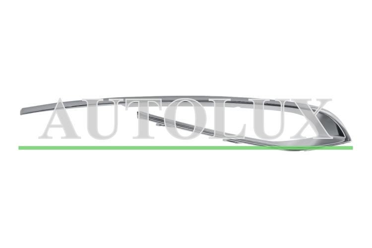 Moldura rejilla bmw serie 5 f10-f11 2013-2016 parachoques delantero / modern / luxury / con antiniebla / derecha.  Referencia OE:51117331770