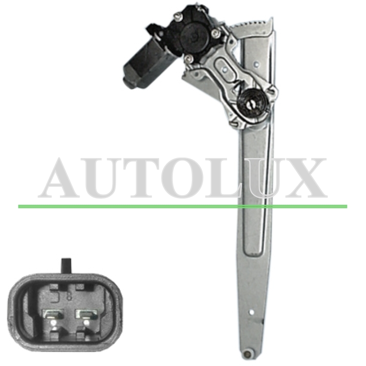 Elevalunas citroen ax 1992-1996 3 puertas / electrico / con motor / 2 pins / delantero derecho.  Referencia OE:95631133