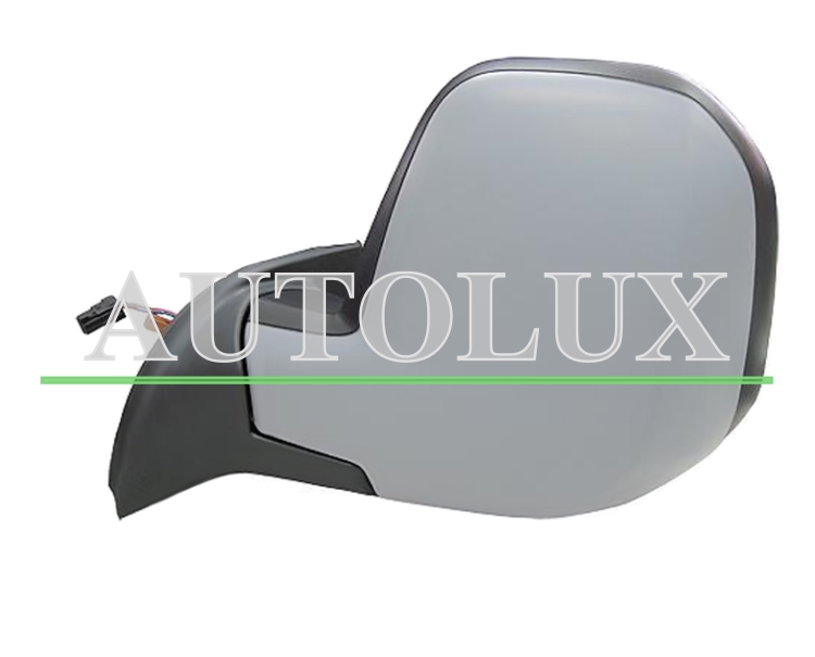Espejo retrovisor peugeot partner 2008-2012 electrico / termico / abatible electricamente / imprimado / izquierdo.  Referencia OE:8153TS