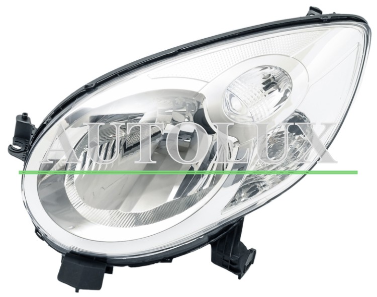 Faro delantero citroen c1 2006-2009 con motor / izquierdo.  Referencia OE:620872