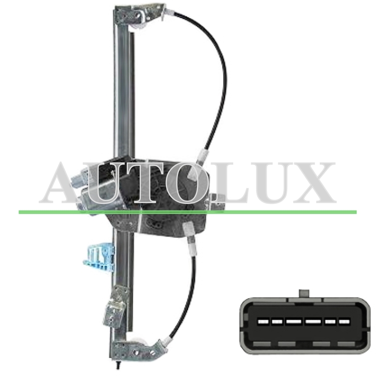 Elevalunas citroen c3 2005-2009 electrico / con motor / confort / delantero izquierdo.  Referencia OE:9222AQ