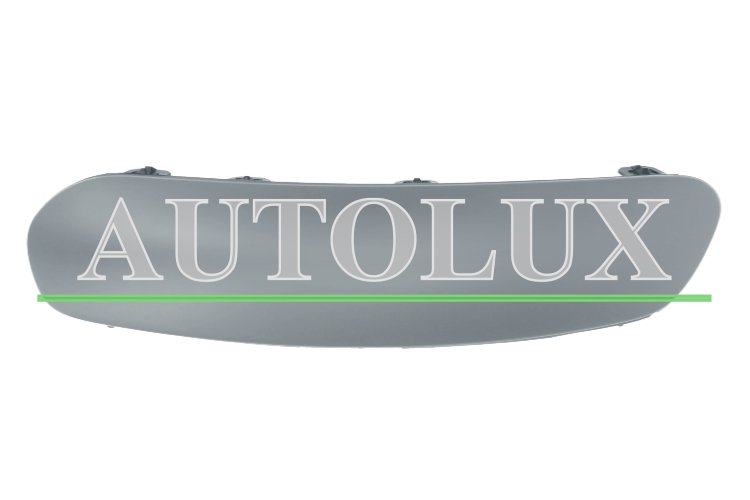 Moldura citroen c3 2005-2009 parachoques delantero / imprimada / izquierda.  Referencia OE:7452HH