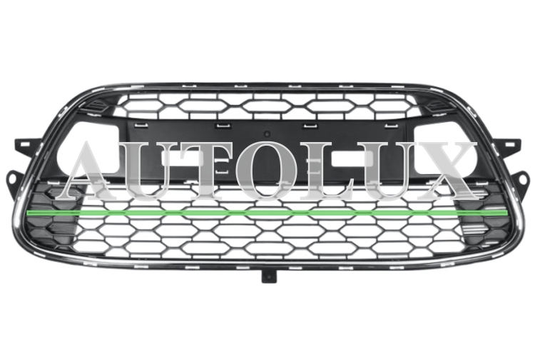 Rejilla citroen c3 2009-2013 parachoques delantero / moldura cromada integrada.  Referencia OE:7422G4