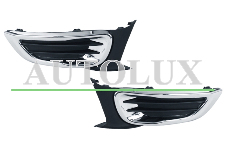 Rejillas citroen c3 picasso 2009-2012 parachoques delantero / kit / izquierda+derecha.  Referencia OE:742255