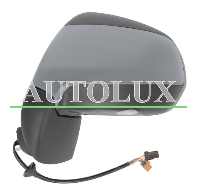 Espejo retrovisor citroen c3 picasso 2012-2017 electrico / termico / luz cortesia / abatible electricamente / 9 pins / imprimado / izquierdo.  Referencia OE:8153XS
