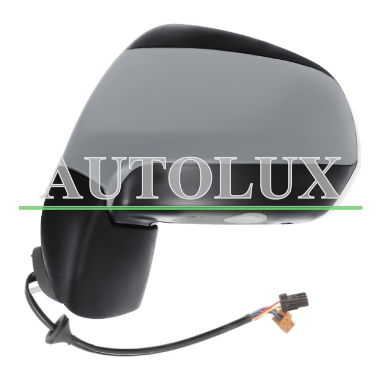 Espejo retrovisor citroen c3 picasso 2012-2017 base negro glossy / electrico / termico / luz cortesia / abatible electricamente / 9 pins / imprimado / izquierdo.  Referencia OE:1609347480