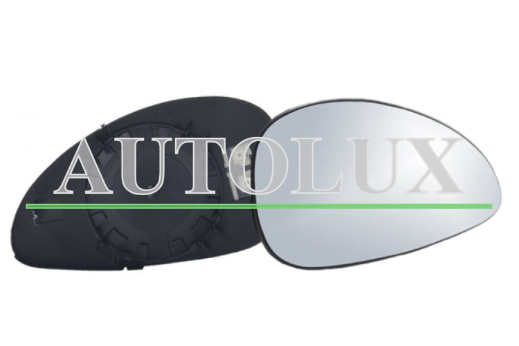 Cristal espejo retrovisor citroen c4 2004-2008 con soporte / termico / convexo / derecho.  Referencia OE:8151JK