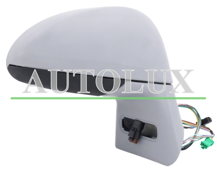 Espejo retrovisor citroen c4 2004-2008 electrico / termico / abatible electricamente / memoria / convexo / sonda / imprimado / derecho.  Referencia OE:8153F8