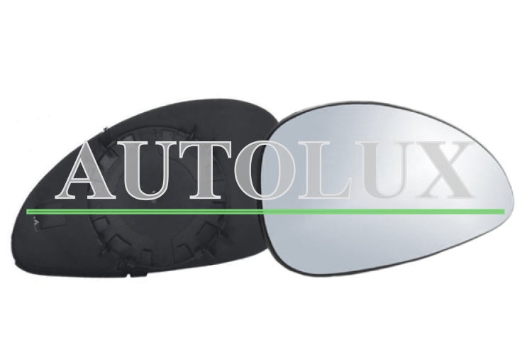 Cristal espejo retrovisor citroen c4 2008-2010 con soporte / convexo / derecho.  Referencia OE:8151HL