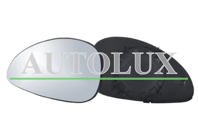 Cristal espejo retrovisor citroen c4 2008-2010 con soporte / convexo / izquierdo.  Referencia OE:8151HN