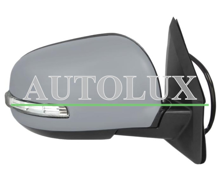 Espejo retrovisor mitsubishi outlander 2006-2010 modelo con piloto intermitente / electrico / termico / abatible electricamente / imprimado / derecho.  Referencia OE:1608318780