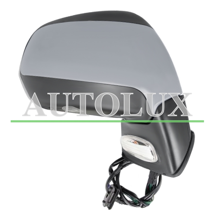 Espejo retrovisor citroen c4 picasso 2010-2013 base negra / electrico / termico / piloto intermitente / luz cortesia / sonda / imprimado / derecho.  Referencia OE:8153G9