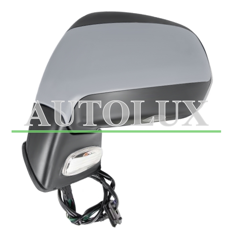 Espejo retrovisor citroen c4 picasso 2010-2013 base negra / electrico / termico / piloto intermitente / luz cortesia / imprimado / izquierdo.  Referencia OE:8153H0