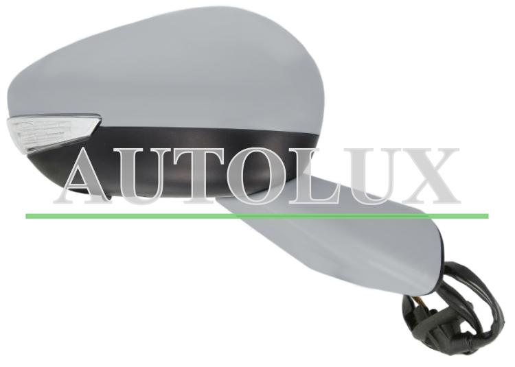 Espejo retrovisor citroen c4 grand picasso 2016-2018 electrico / termico / piloto intermitente / luz cortesia / abatible electricamente / sonda / imprimado / derecho.  Referencia OE:1610546180