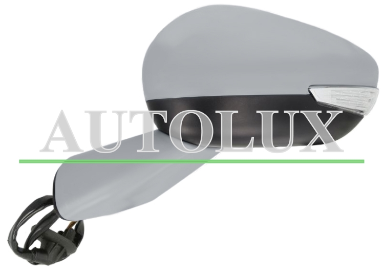 Espejo retrovisor citroen c4 grand picasso 2016-2018 electrico / termico / piloto intermitente / luz cortesia / abatible electricamente / memoria / imprimado / izquierdo.  Referencia OE:1609433480