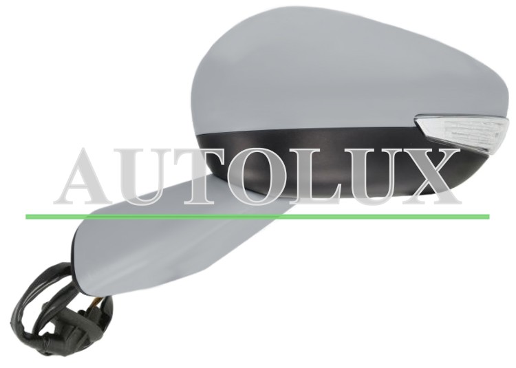 Espejo retrovisor citroen c4 grand picasso 2013-2016 electrico / termico / piloto intermitente / imprimado / izquierdo.  Referencia OE:1610548580