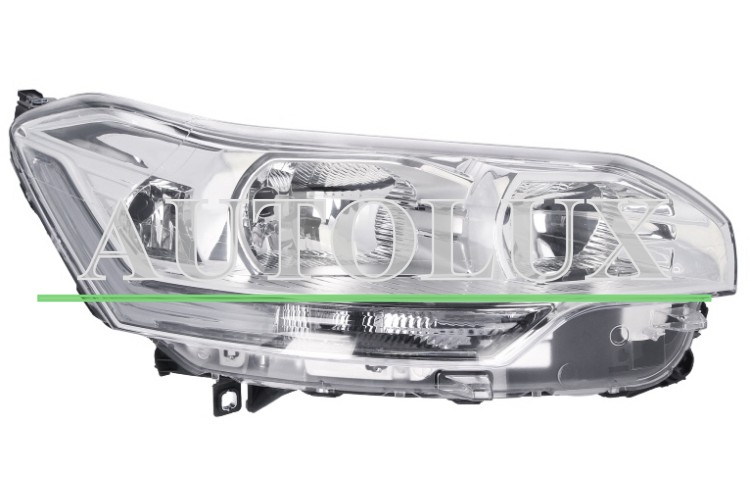 Faro delantero citroen c5 2008-2011 con motor / derecho.  Referencia OE:6206H8