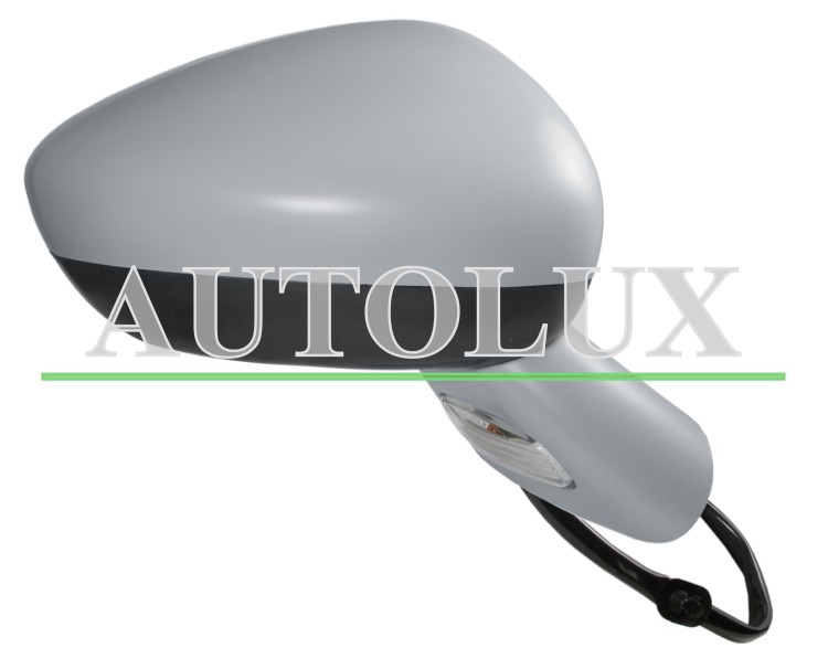 Espejo retrovisor citroen c5 2009-2018 electrico / termico / piloto intermitente / abatible electricamente / memoria / con sonda / imprimado / derecho.  Referencia OE:8154CZ