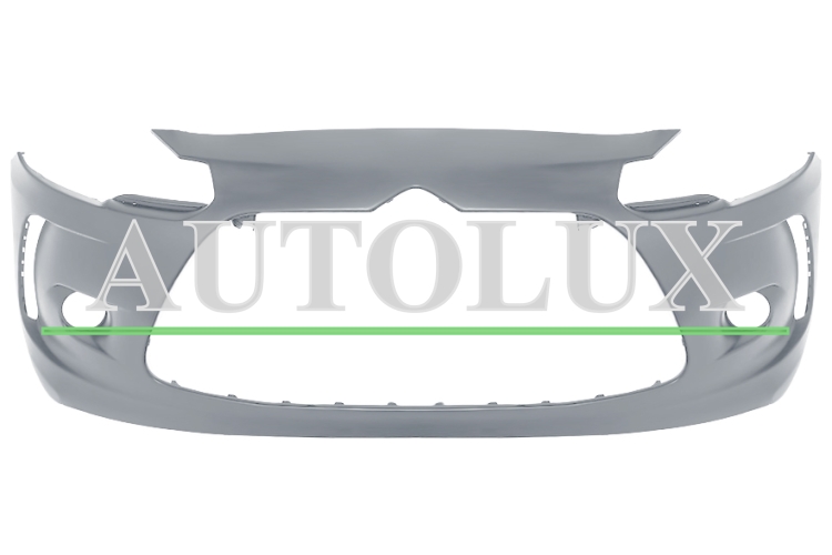 Parachoques citroen ds3 2010-2016 delantero / sin cerquillo antiniebla / imprimado.  Referencia OE:7401TQ