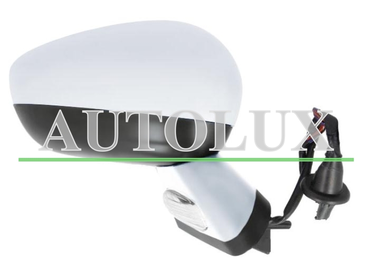 Espejo retrovisor citroen ds4 2011-2015 electrico / base cromada / termico / luz cortesia / abatible electricamente / memoria / sonda / carcasa cromado / derecho.  Referencia OE:8152R3