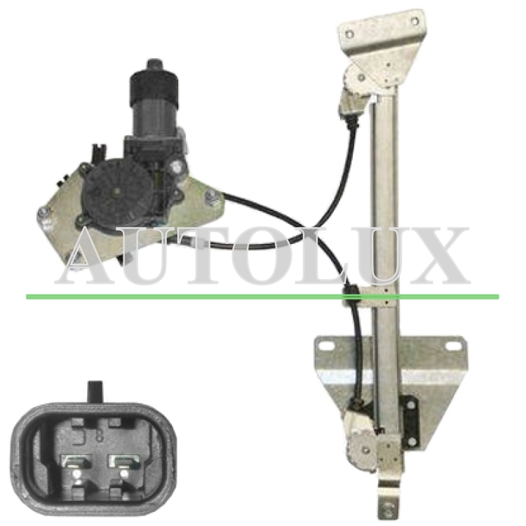 Elevalunas citroen xsara 1997-2000 5 puertas / familiar / electrico / con motor / 2 pins / trasero derecho.  Referencia OE:922455