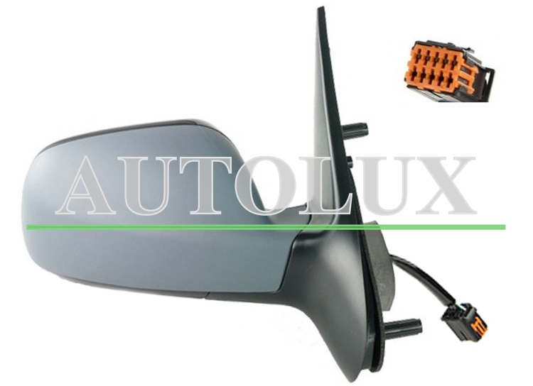 Espejo retrovisor citroen xsara 2003-2005 electrico / termico / sonda / imprimado / derecho.  Referencia OE:8149GL