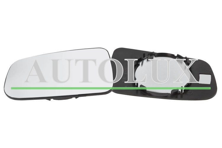 Cristal espejo retrovisor citroen zx 1991-1994 con soporte / convexo / izquierdo.  Referencia OE:95669045