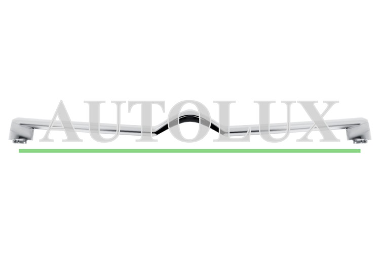 Moldura rejilla citroen berlingo 2012-2015 frente / cromada / superior.  Referencia OE:9677603480