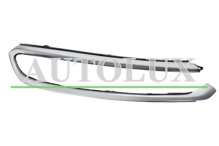 Moldura faro luz diurna citroen c3 2016-2020 cromada / derecho.  Referencia OE:9820877880