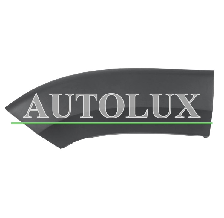 Moldura aleta peugeot boxer 2014-> delantera / parte delantera / heavy / gris / izquierda.  Referencia OE:1612583680