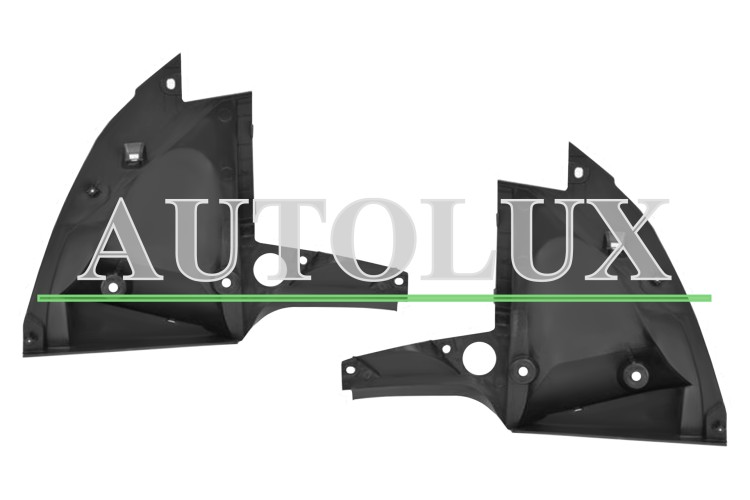 Bandeja parachoques citroen c4 x 2022-> delantera / inferior / kit / izquierda+derecha.  Referencia OE:98370489XT