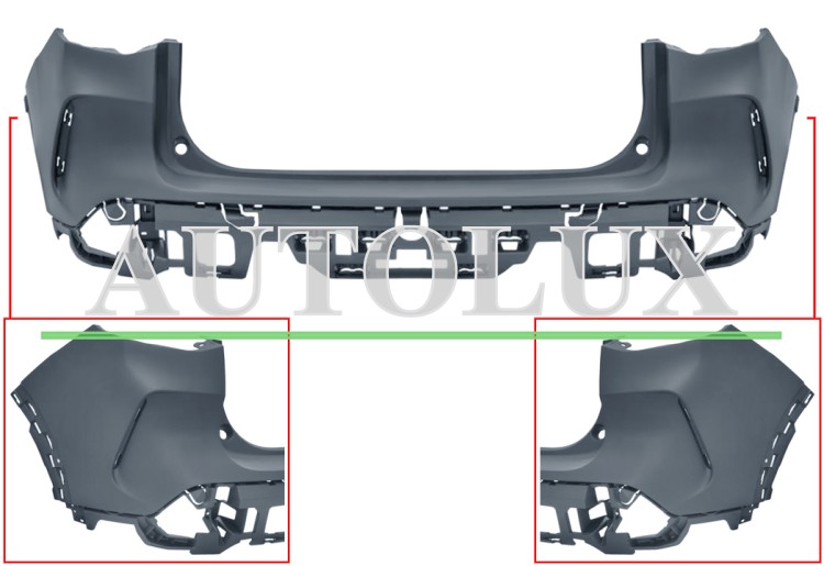 Parachoques citroen c4 2020-> trasero / imprimado.  Referencia OE:983430011T