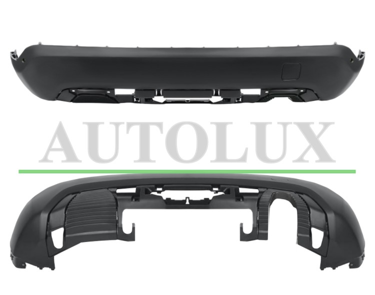 Spoiler citroen c4 2020-> parachoques trasero / escape simple / con sensor.  Referencia OE:98353302XT