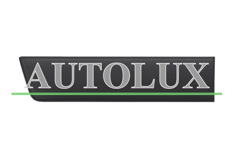 Moldura lateral peugeot boxer 2014-> trasera / chasis largo l3-l4 / negra / derecha.  Referencia OE:735684288