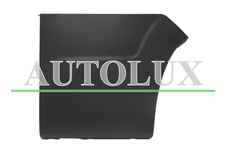 Moldura lateral fiat ducato 2014-> trasera ultima / chasis corto-medio l1-l2-l3 / negra / derecha