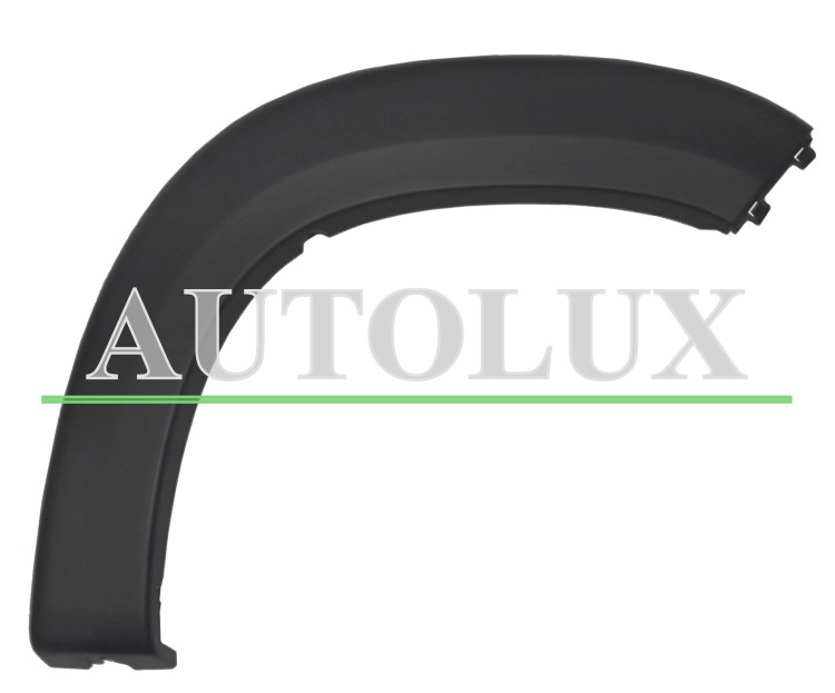 Moldura aleta peugeot boxer 2014-> trasera / parte delantera / heavy / negra / izquierda.  Referencia OE:735775478