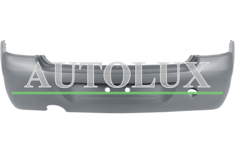 Parachoques dacia logan 2005-2008 trasero / 4 puertas / imprimado.  Referencia OE:6001546776