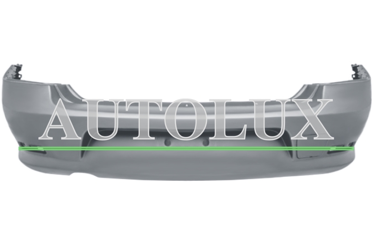 Parachoques dacia logan 2008-2013 trasero / imprimado.  Referencia OE:8200752683