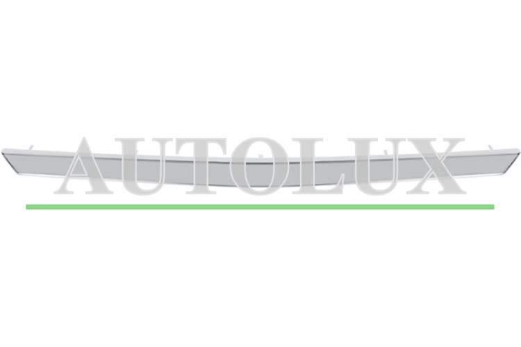 Moldura rejilla dacia logan mcv / van 2006-2008 frente / superior / cromada.  Referencia OE:8200604754