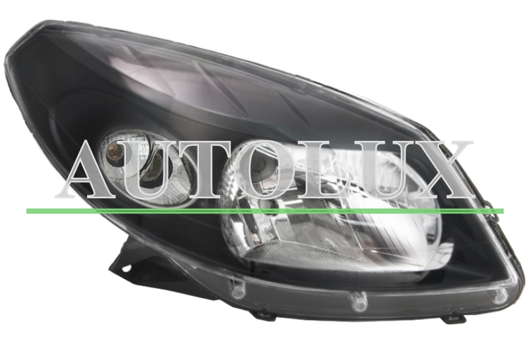 Faro delantero dacia sandero 2008-2013 base negra / derecho.  Referencia OE:8200546422