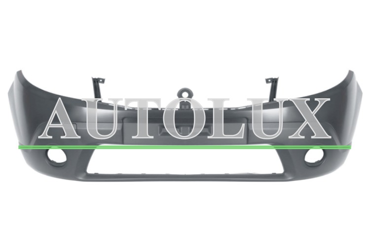 Parachoques dacia sandero 2008-2013 delantero / con antinieblas / imprimado.  Referencia OE:8200526596