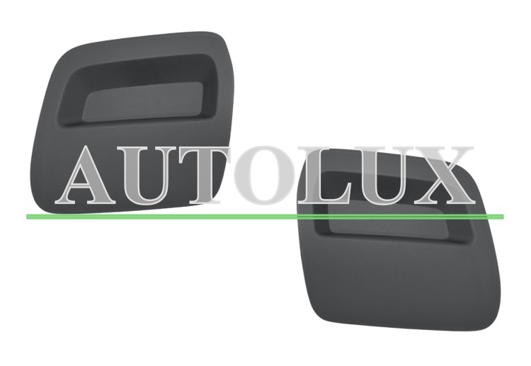 Tapaganchos dacia duster 2018-2022 parachoques delantero / kit / izquierdo+derecho.  Referencia OE:511804555R
