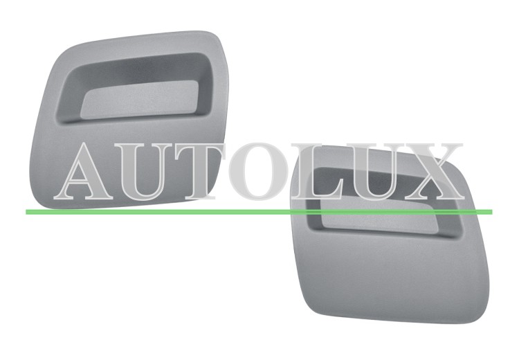 Tapaganchos dacia duster 2018-2022 parachoques delantero / gris plata / kit / izquierdo+derecho.  Referencia OE:511806505R