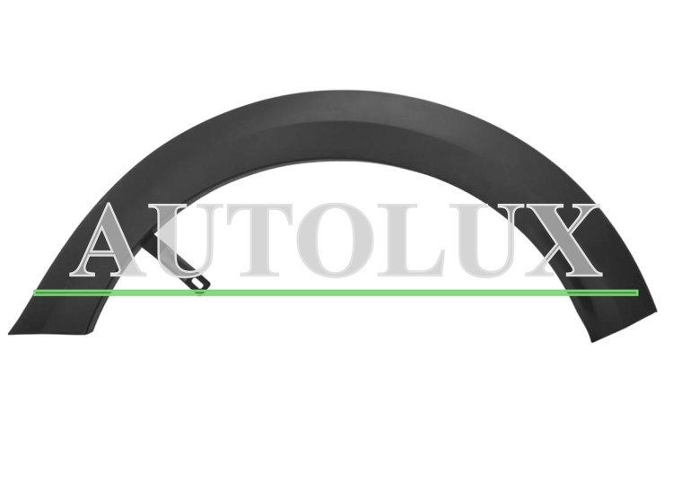 Moldura aleta dacia jogger 2021-> trasera izquierda.  Referencia OE:767193632R