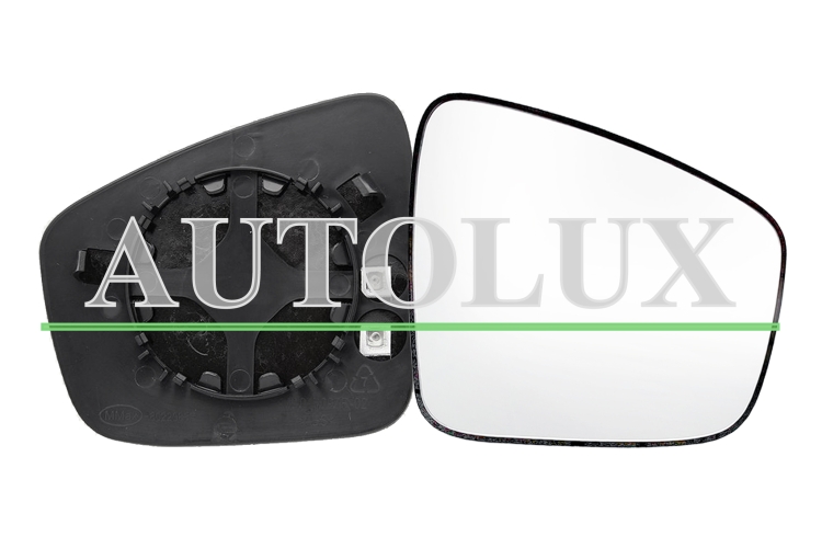 Cristal espejo retrovisor dacia spring 2020-> con soporte / termico / convexo / derecho.  Referencia OE:963650202R
