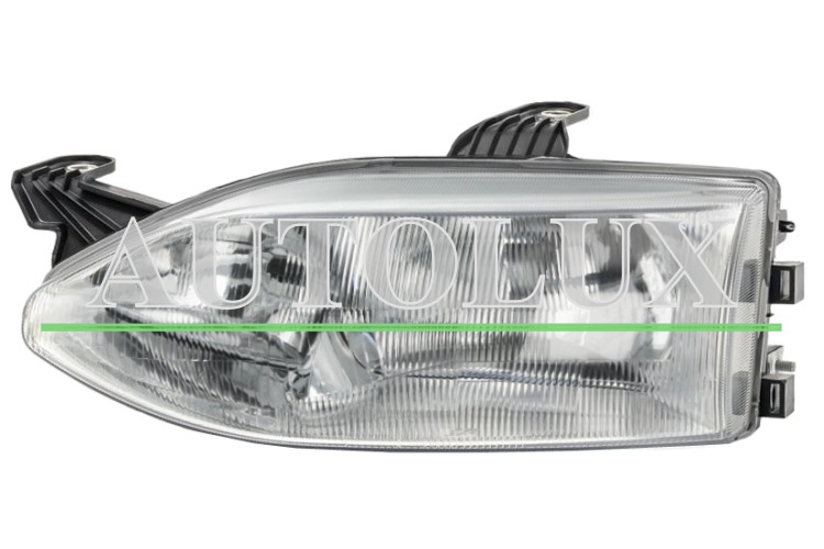 Faro delantero fiat palio / palio weekend 1997-2002 optica doble / izquierdo.  Referencia OE:46537112