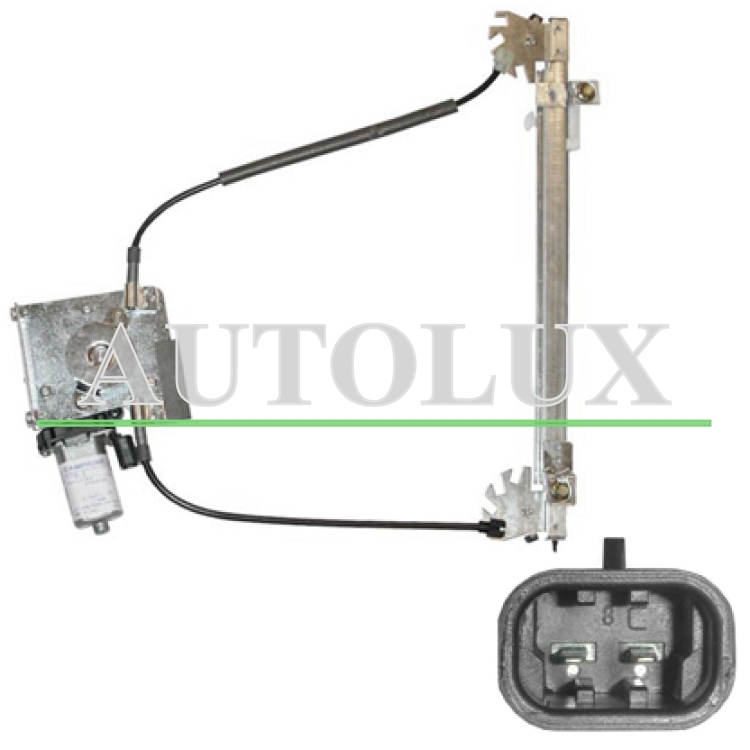 Elevalunas fiat panda 1980-1997 electrico / con motor / 2 pins / delantero izquierdo