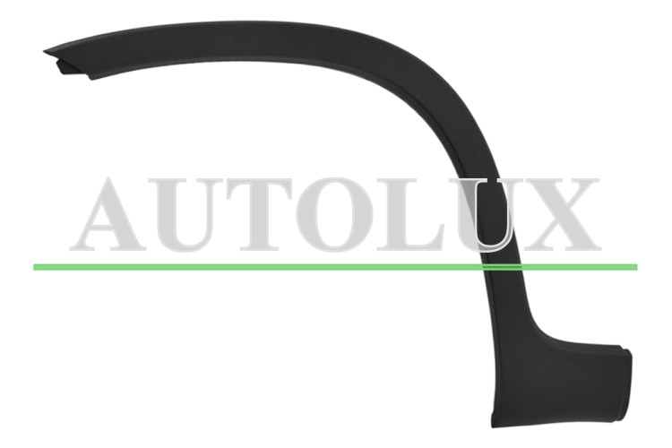 Moldura aleta fiat panda 2012-2024 delantera izquierda.  Referencia OE:735536818