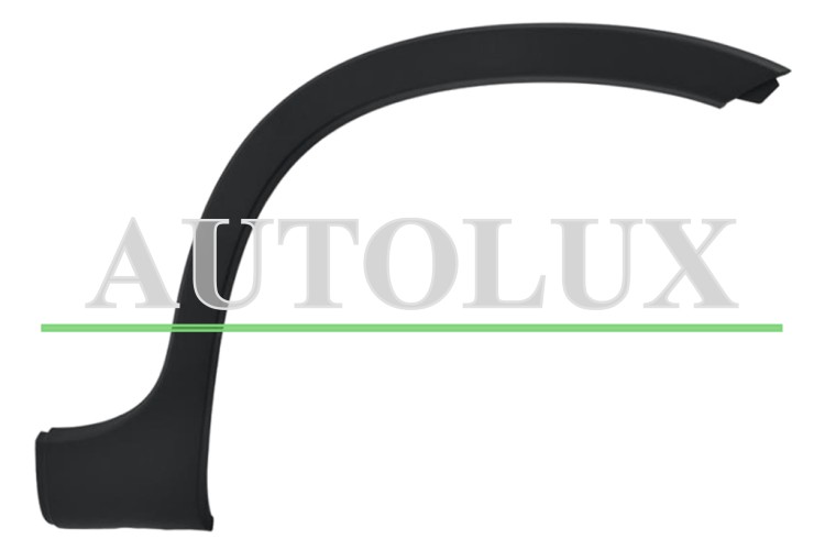 Moldura aleta fiat panda 2012-2024 trasera izquierda.  Referencia OE:735536877